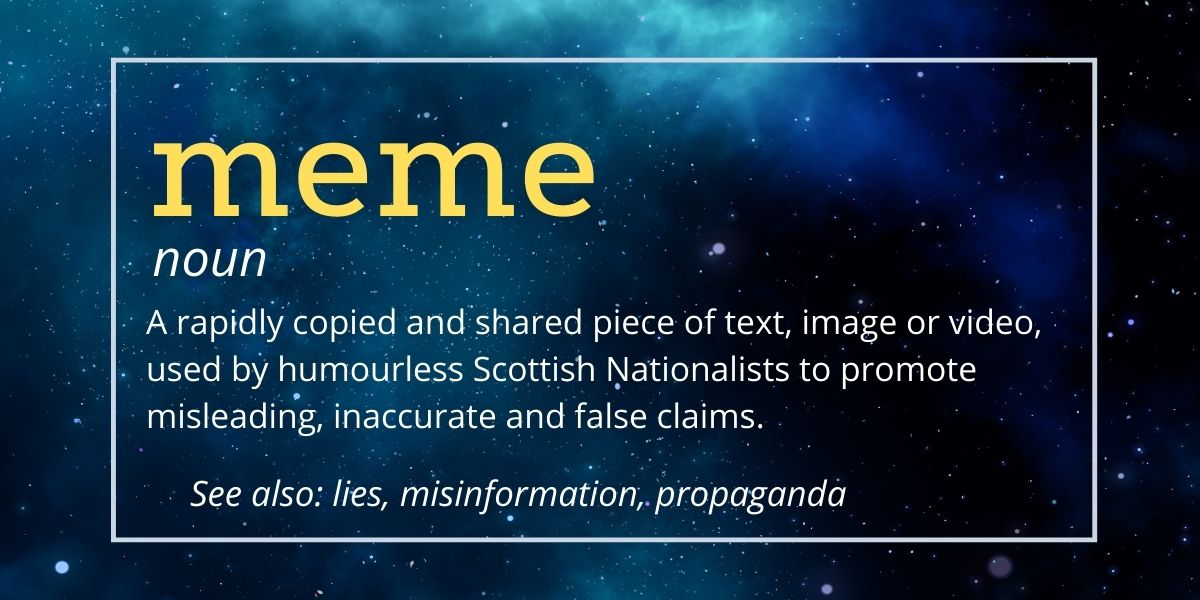 The dishonesty of Nationalist memes